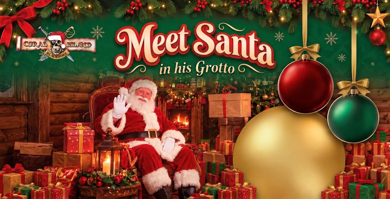 Santa's Grotto at Coral Island Blackpool
