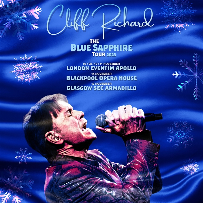Cliff Richard The Blue Sapphire Tour 2023