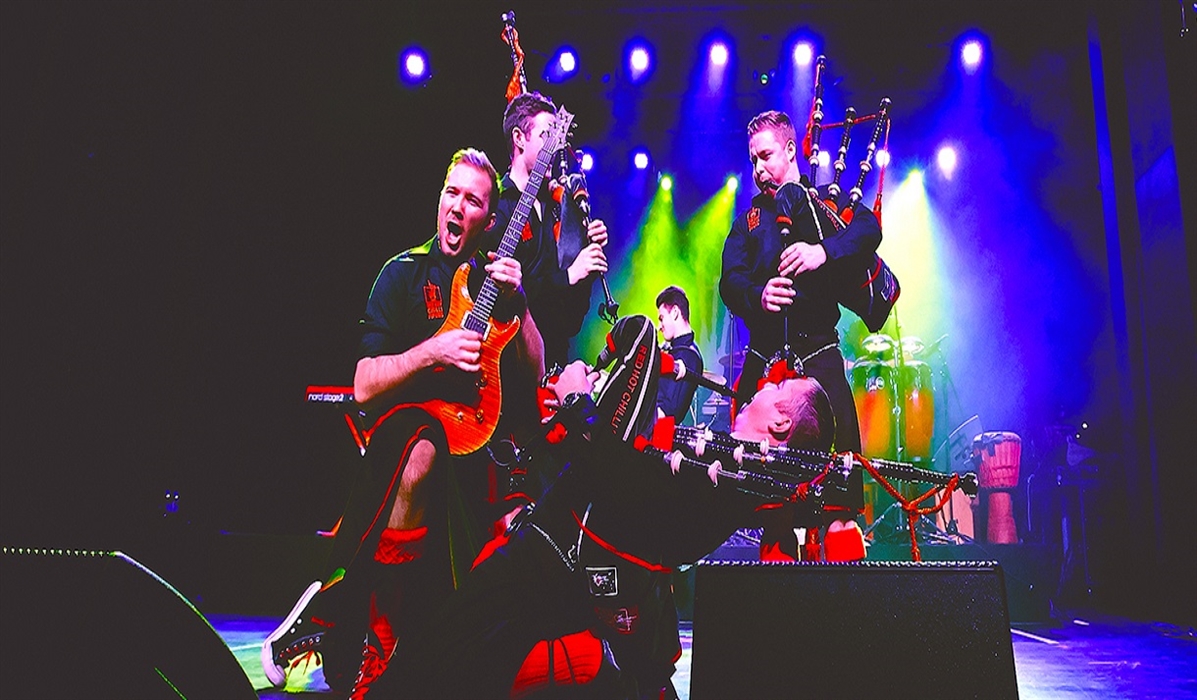 Red Hot Chilli Pipers Visit Blackpool